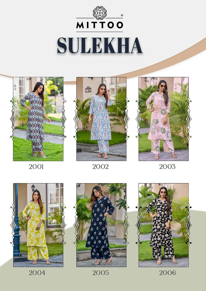 Sulekha By Mittoo Rayon Printed Kurti With Bottom Wholesale Price In Surat